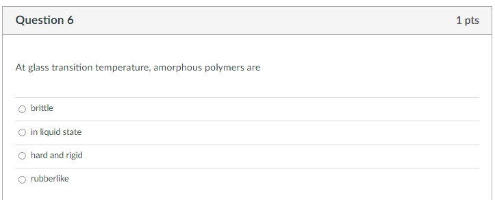 Solved Question 5 1 Pts Why Ceramic Materials Are, In | Chegg.com