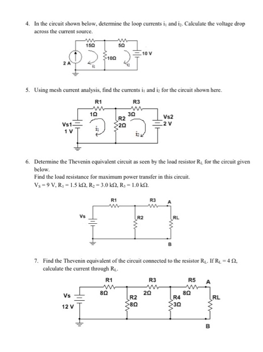 Solved In the circuit shown below, determine the loop | Chegg.com