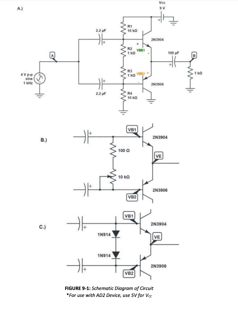 emitter follower lab experiment