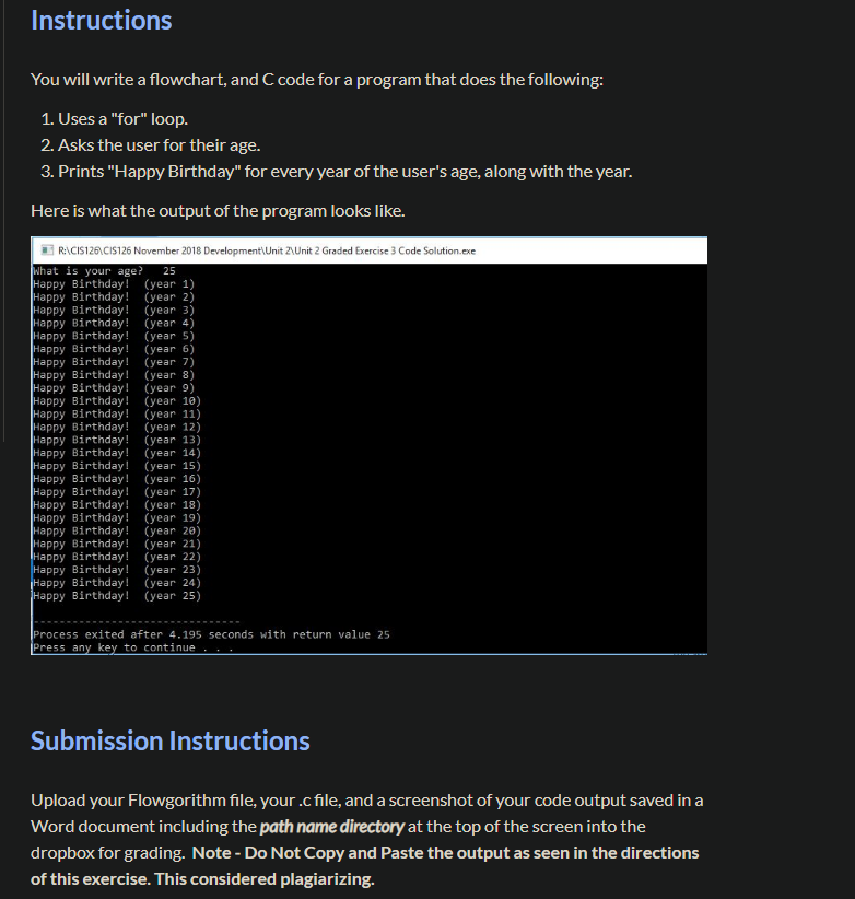 Solved C Instructions You Will Write A Flowchart And C C