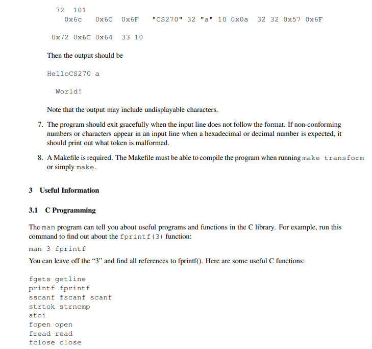 Here are the specifications. 1. The program should be | Chegg.com