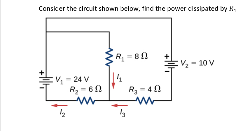 Solved Consider the circuit shown below, find the power | Chegg.com