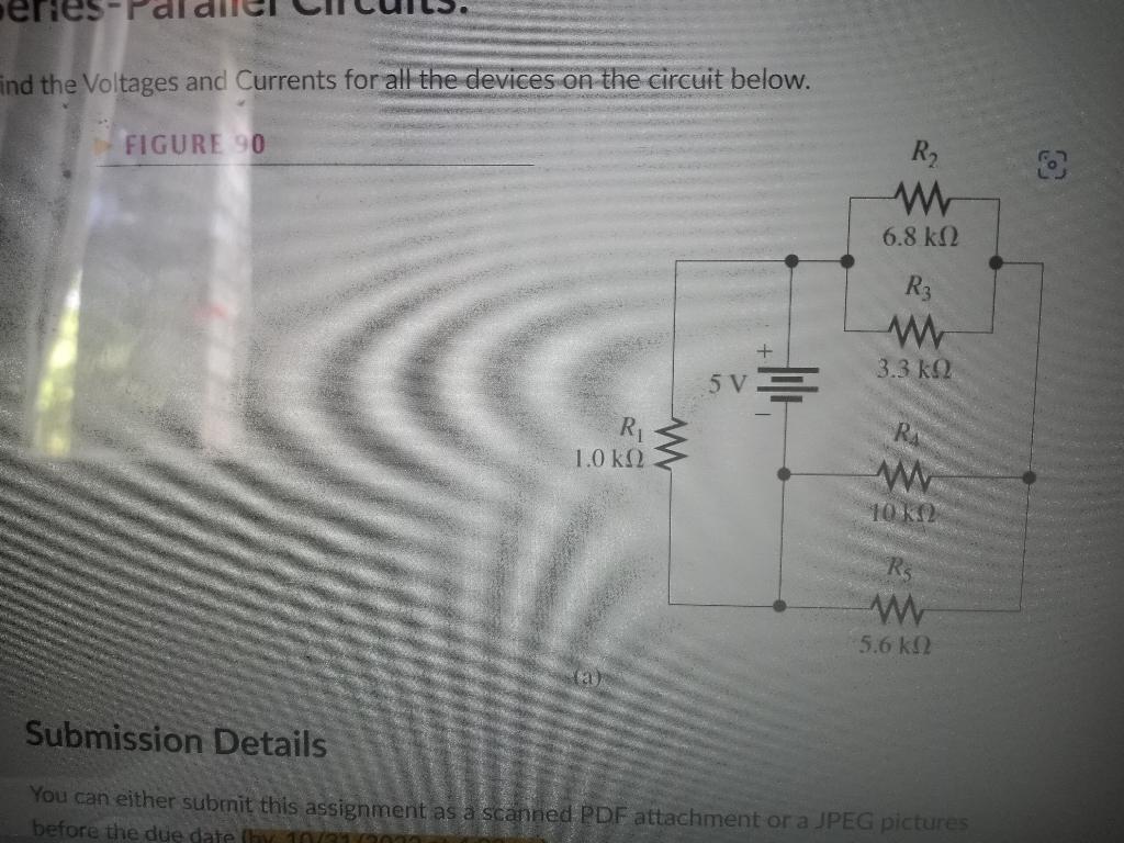 Solved nd the Voltages and Currents for all the devices on | Chegg.com