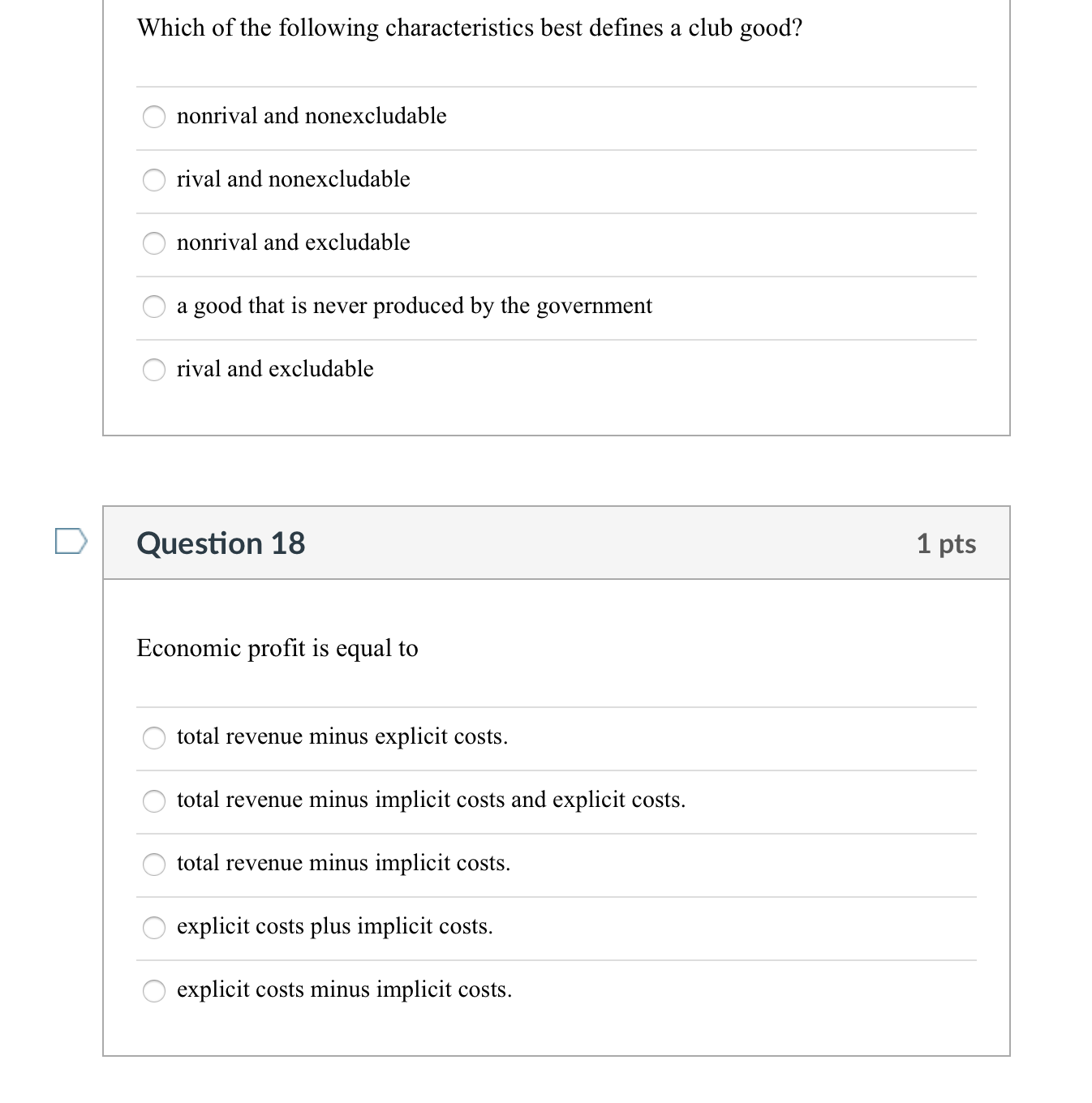 Solved Which of the following characteristics best defines a | Chegg.com