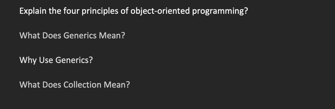 solved-explain-the-four-principles-of-object-oriented-chegg