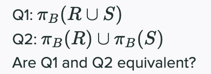 Solved Each item below shows two queries, Q1 and Q2. Answer | Chegg.com