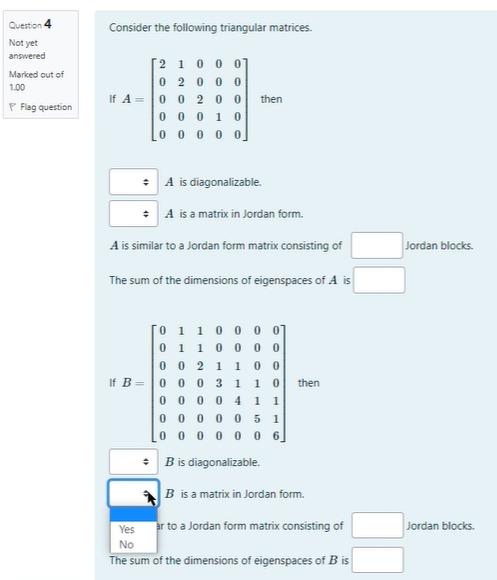 Solved Question 4 Consider The Following Triangular 