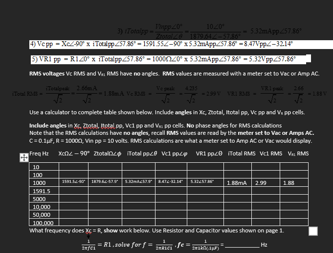 Solved Dividing polar numbers. Divide magnitudes then