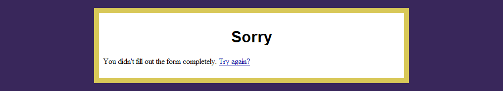 Solved This exercise involves creating an HTML form that | Chegg.com