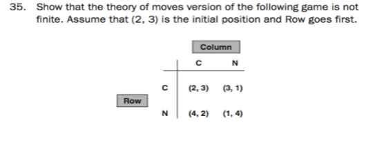 The Move Method Math Examples Solved 35. Show that the theory of moves version of the | Chegg.com