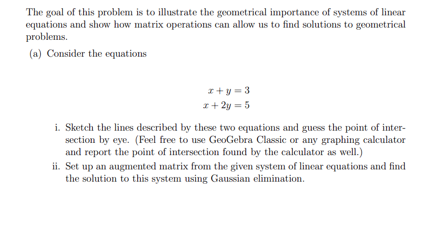 Solved The goal of this problem is to illustrate the | Chegg.com