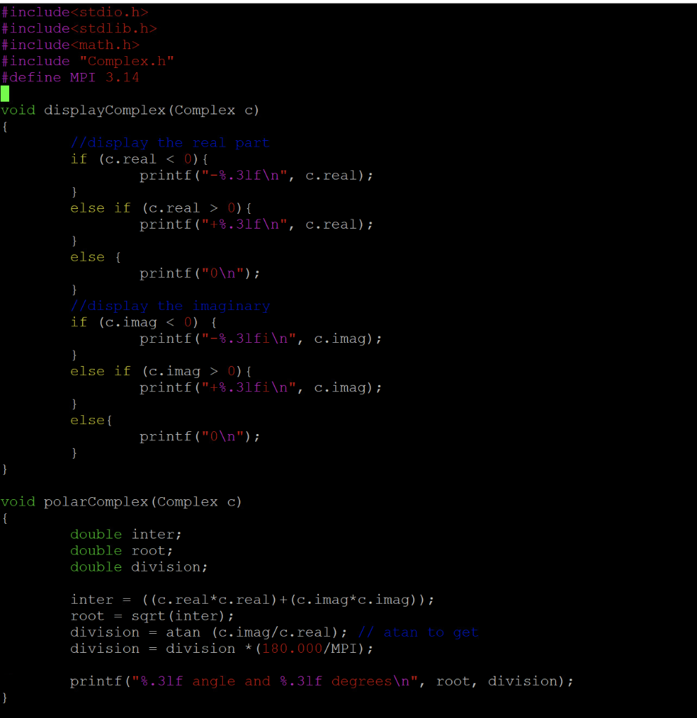 In C language: My whole code is done and it does not | Chegg.com