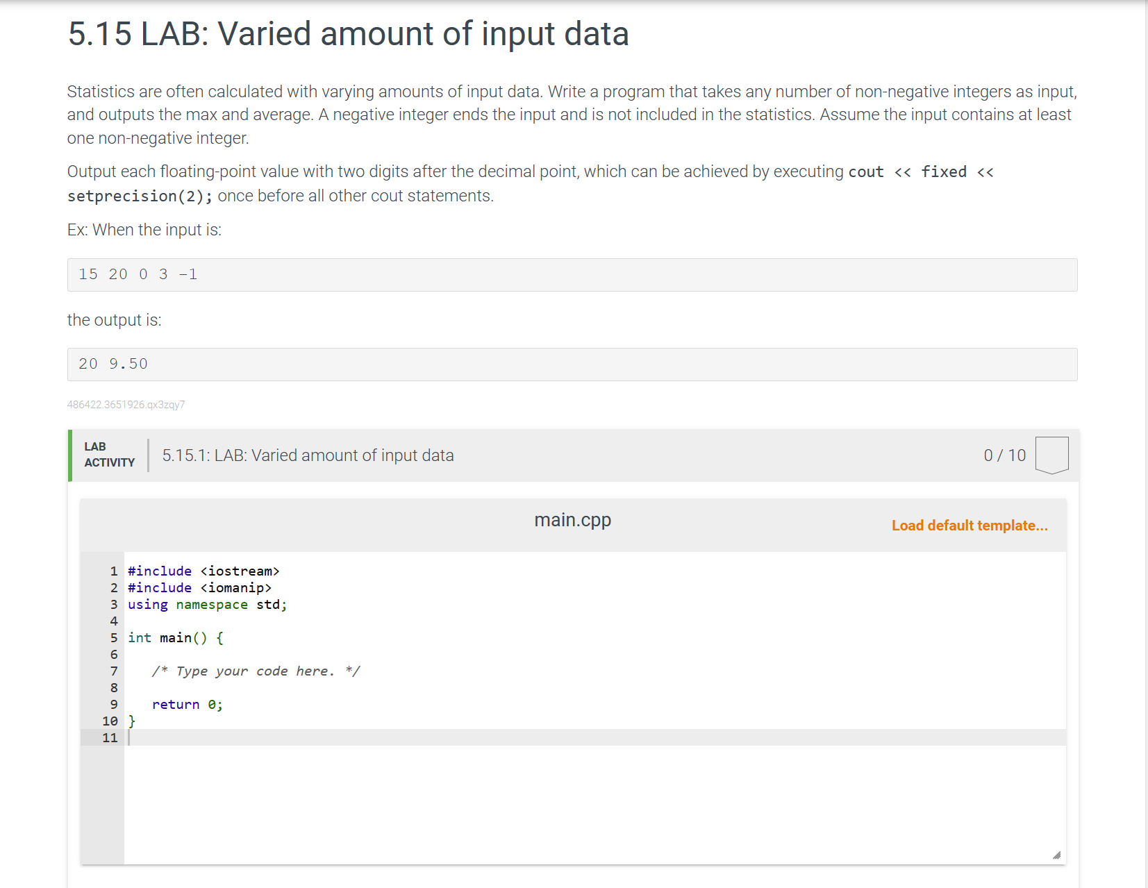 Solved Statistics are often calculated with varying amounts | Chegg.com