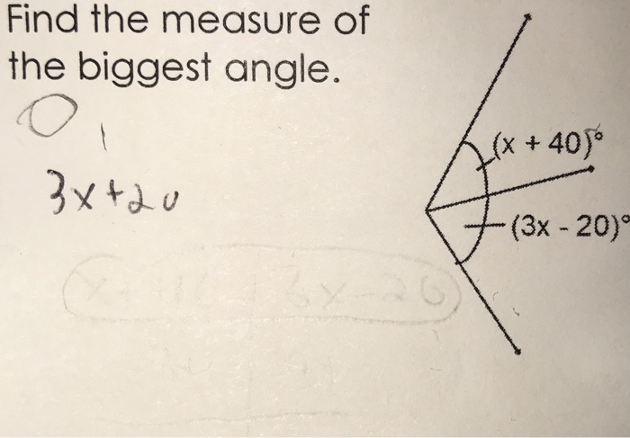 Solved (7x-56) (x+79)3 Find the measure of each angle. | Chegg.com