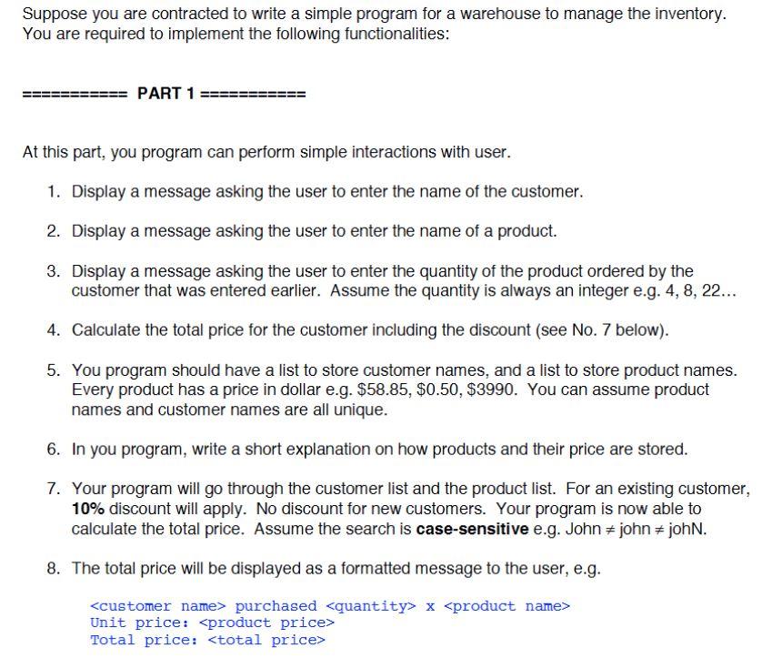 Solved PLEASE ANSWER PART 2 Use Python language to answer | Chegg.com