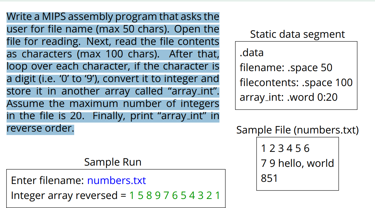 Mips program that asks for name and outputs deals it