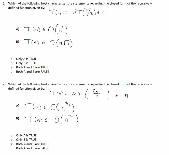 Solved 1. Which of the following best characterizes the Chegg