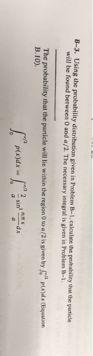 Solved B-3. Using The Probability Distribution Given In | Chegg.com