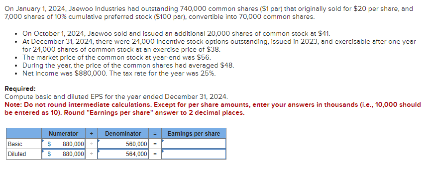 Solved On January 1 2024 Jaewoo Industries Had Outstanding Chegg Com   PhpiEVefr