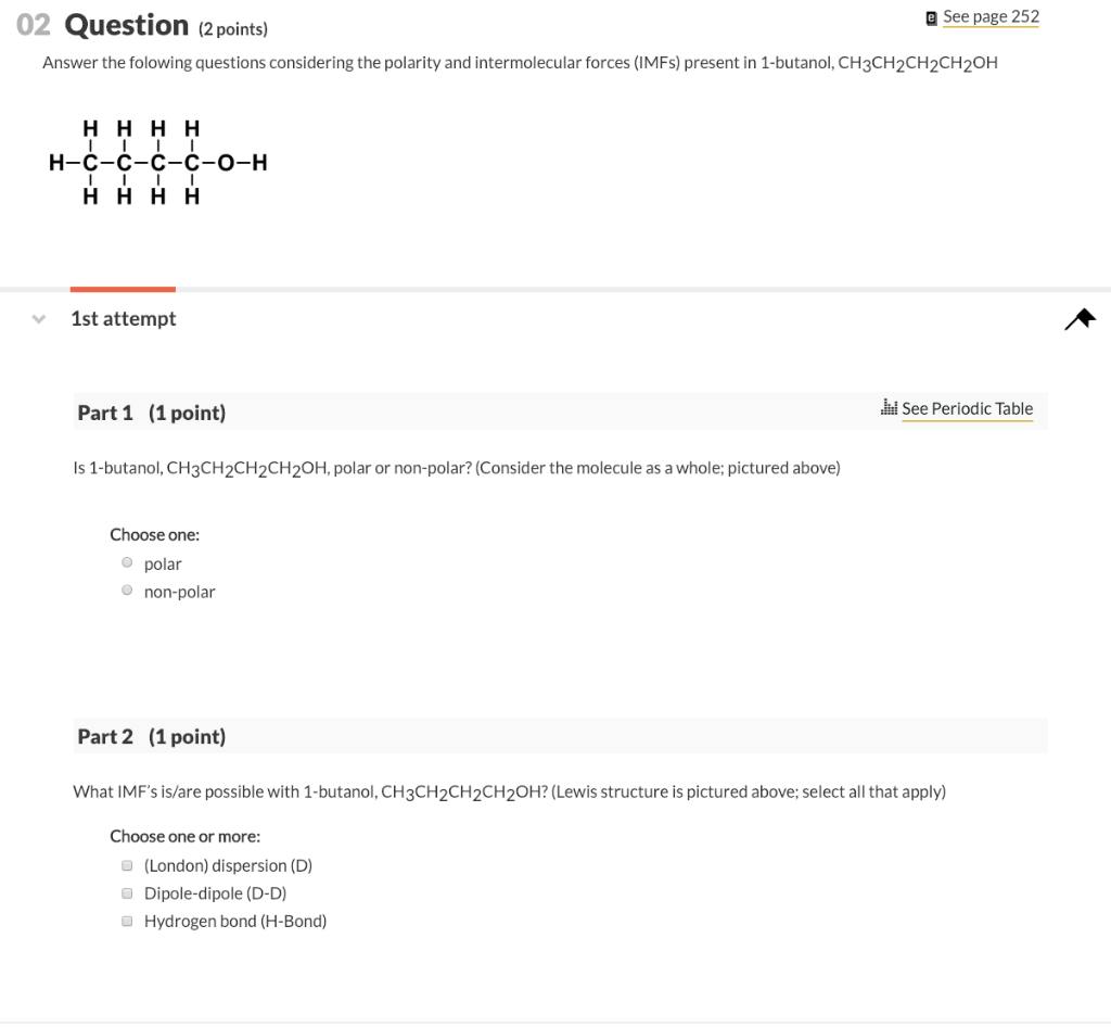 Solved 02 Question 2 points) aSee page 252 Answer the | Chegg.com