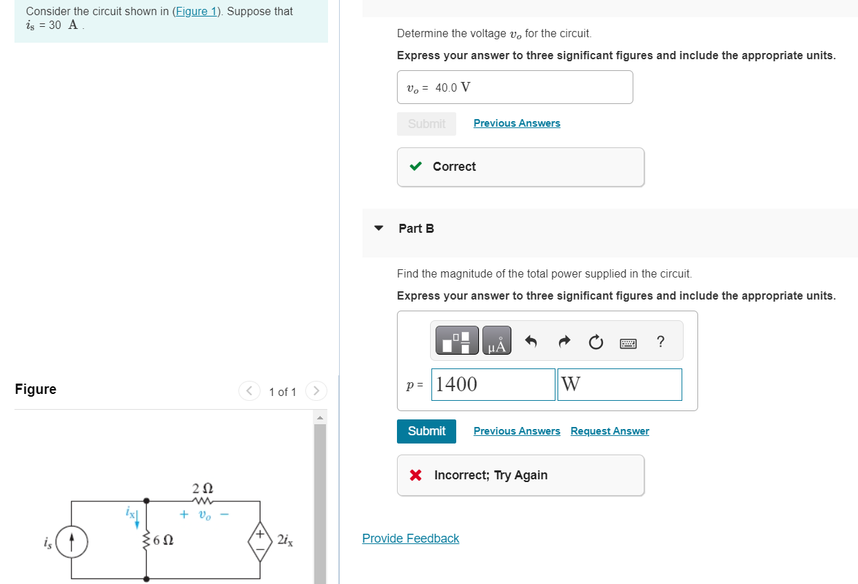 Solved Consider the circuit shown in (Figure 1). ﻿Suppose | Chegg.com