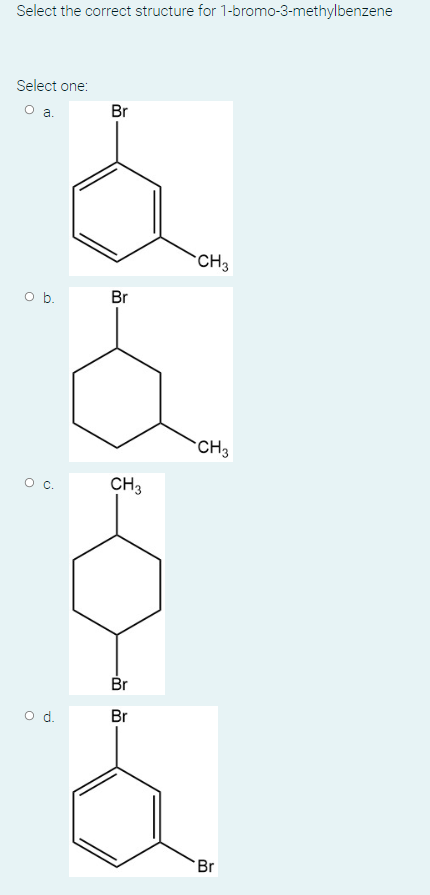 Solved Select The Correct Structure For 2-bromobutane Select | Chegg.com