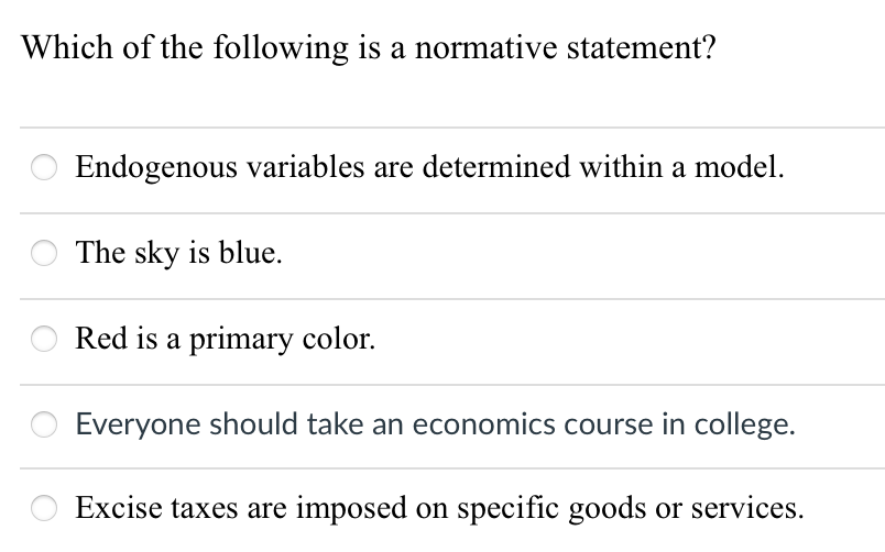 solved-which-of-the-following-is-a-normative-statement-chegg