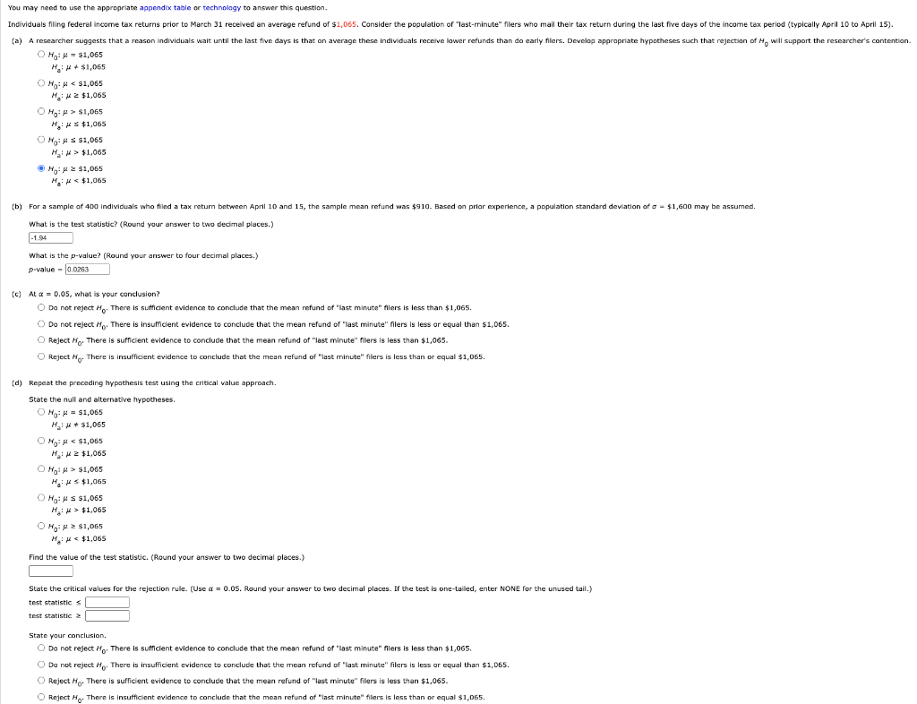 Solved You may need to use the appropriate appendix table or | Chegg.com