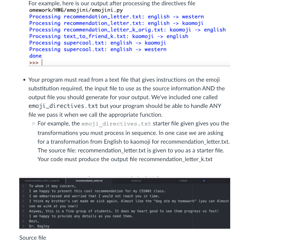 Solved For this program, you'll be implementing a text | Chegg.com