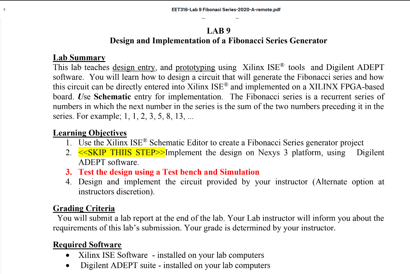 Schematic Entry Lab Preparation, Procedure and Report | Chegg.com