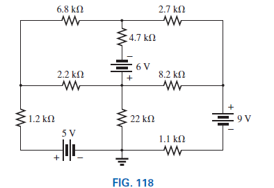 Solved *27. a. a. Write the mesh currents for the network of | Chegg.com