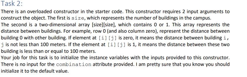 Solved This is the description of task2 This is my code for | Chegg.com