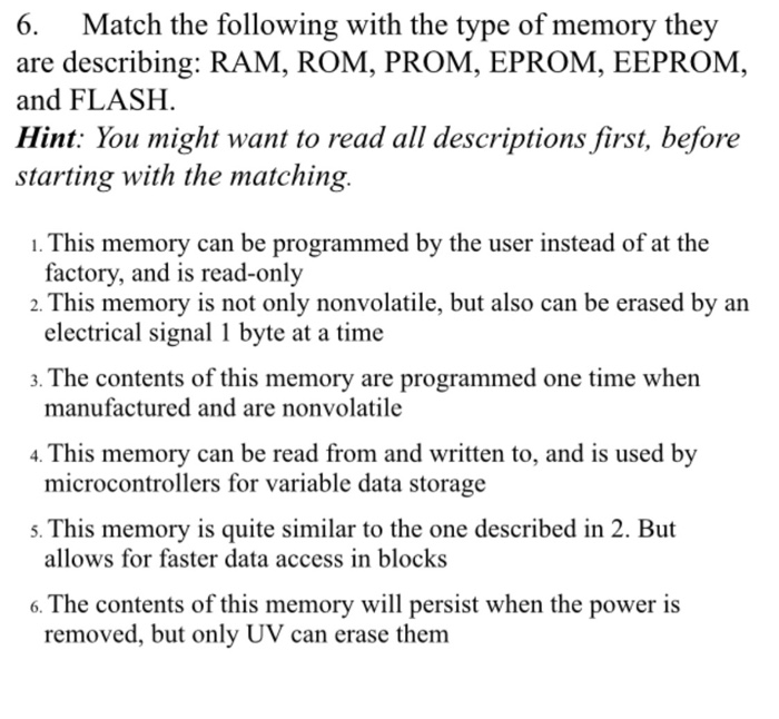 Rom is which hot sale type of memory