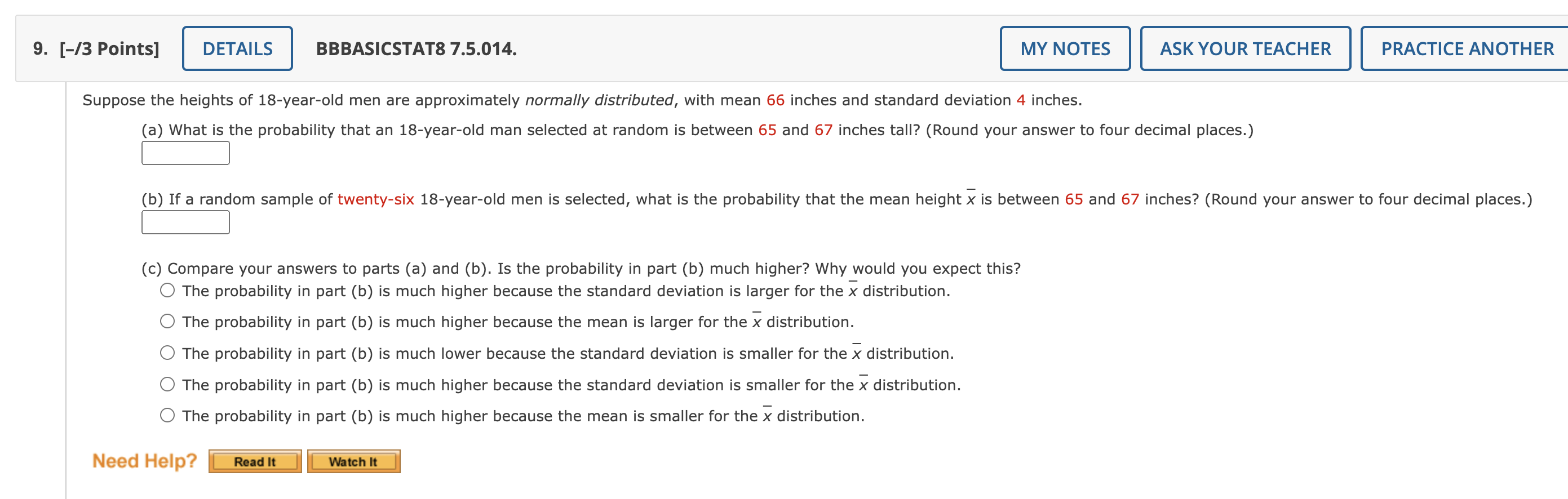 What is the standard error of a sampling | Chegg.com