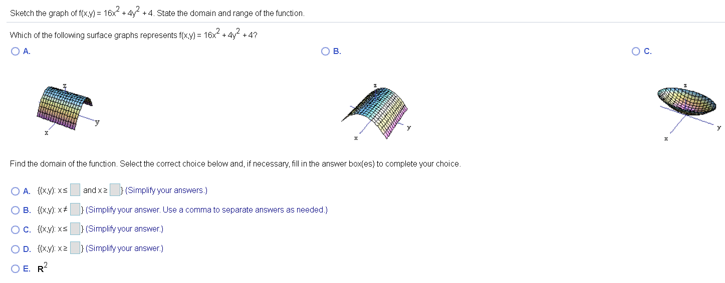 solved-sketch-the-graph-of-f-x-y-16x2-4y2-4-state-the-chegg