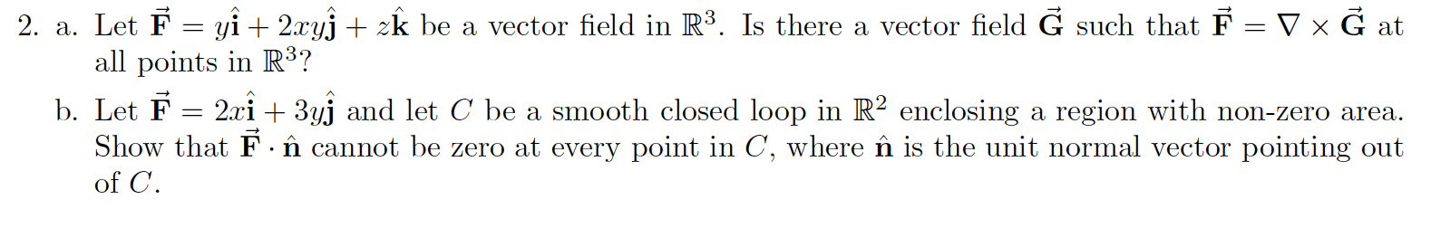 Solved 2 A Let F Y I 2xy J Z K Be A Vector Field Chegg Com