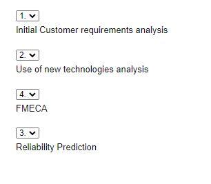 Solved 1. Initial Customer Requirements Analysis 2. V Use Of | Chegg.com