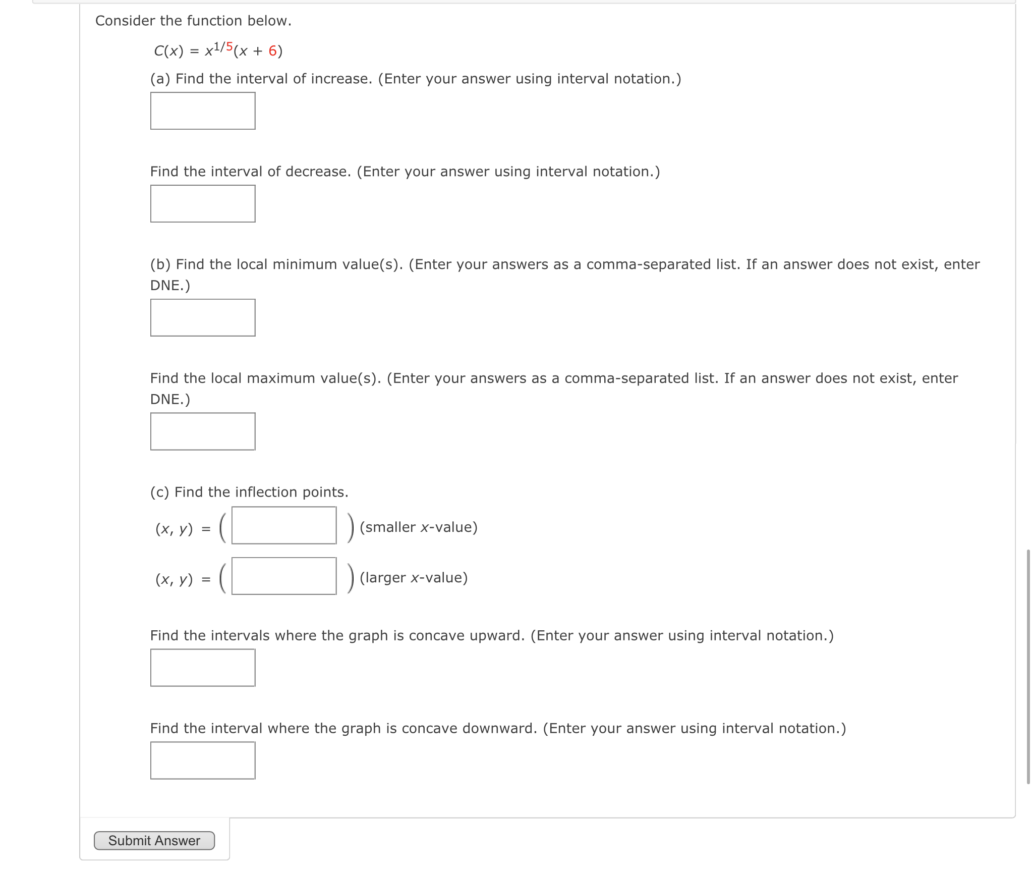 solved-consider-the-function-below-c-x-x1-5-x-6-a-find-chegg