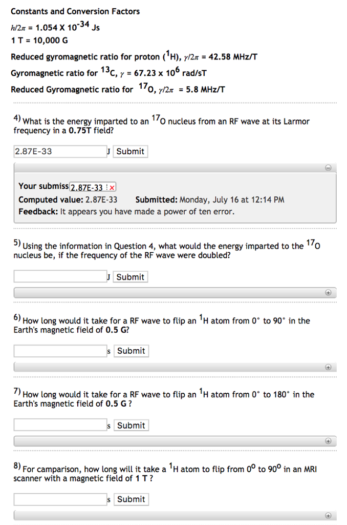 Solved Constants and Conversion Factors h/21.054 X 1034 Js 1 | Chegg.com