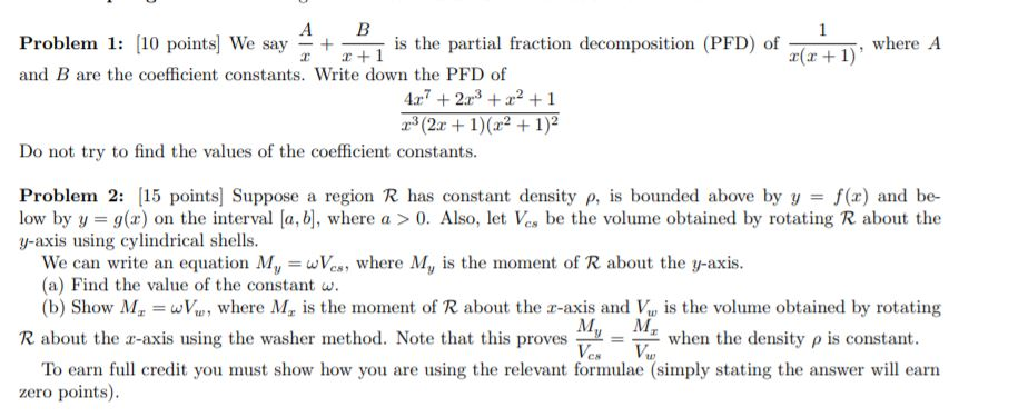 Solved А в (2+1), where A Problem 1: (10 points) We say - + | Chegg.com