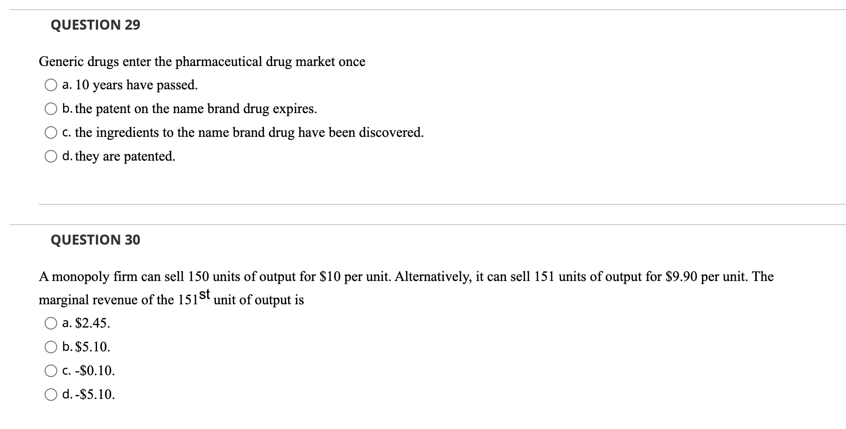 Solved A competitive firm a. and a monopolist are price