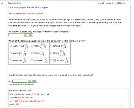 Solved Step-by-step Step 1/3 Given, | Chegg.com