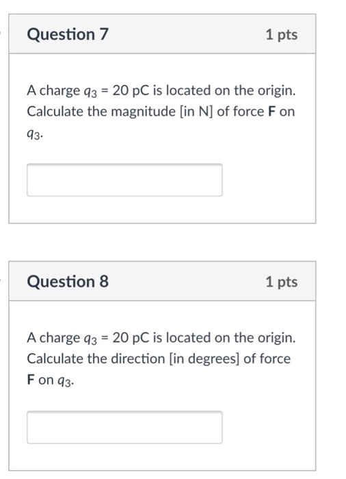 Solved Two charges are arranged as shown in Figure Q1.1. | Chegg.com