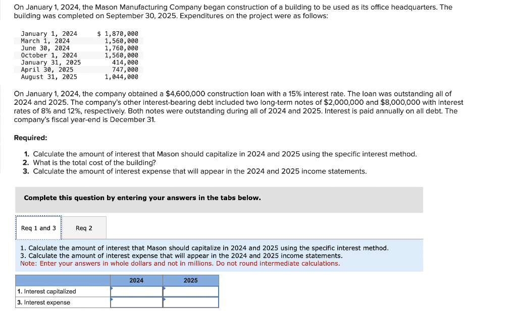 Solved On January 1 2024 The Mason Manufacturing Company Chegg Com   PhpQKAIEO