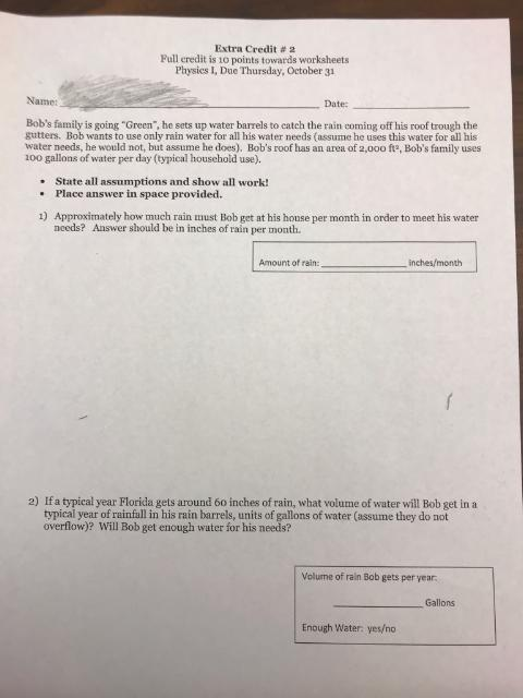 Solved Extra Credit #2 Full credit is 10 points towards | Chegg.com