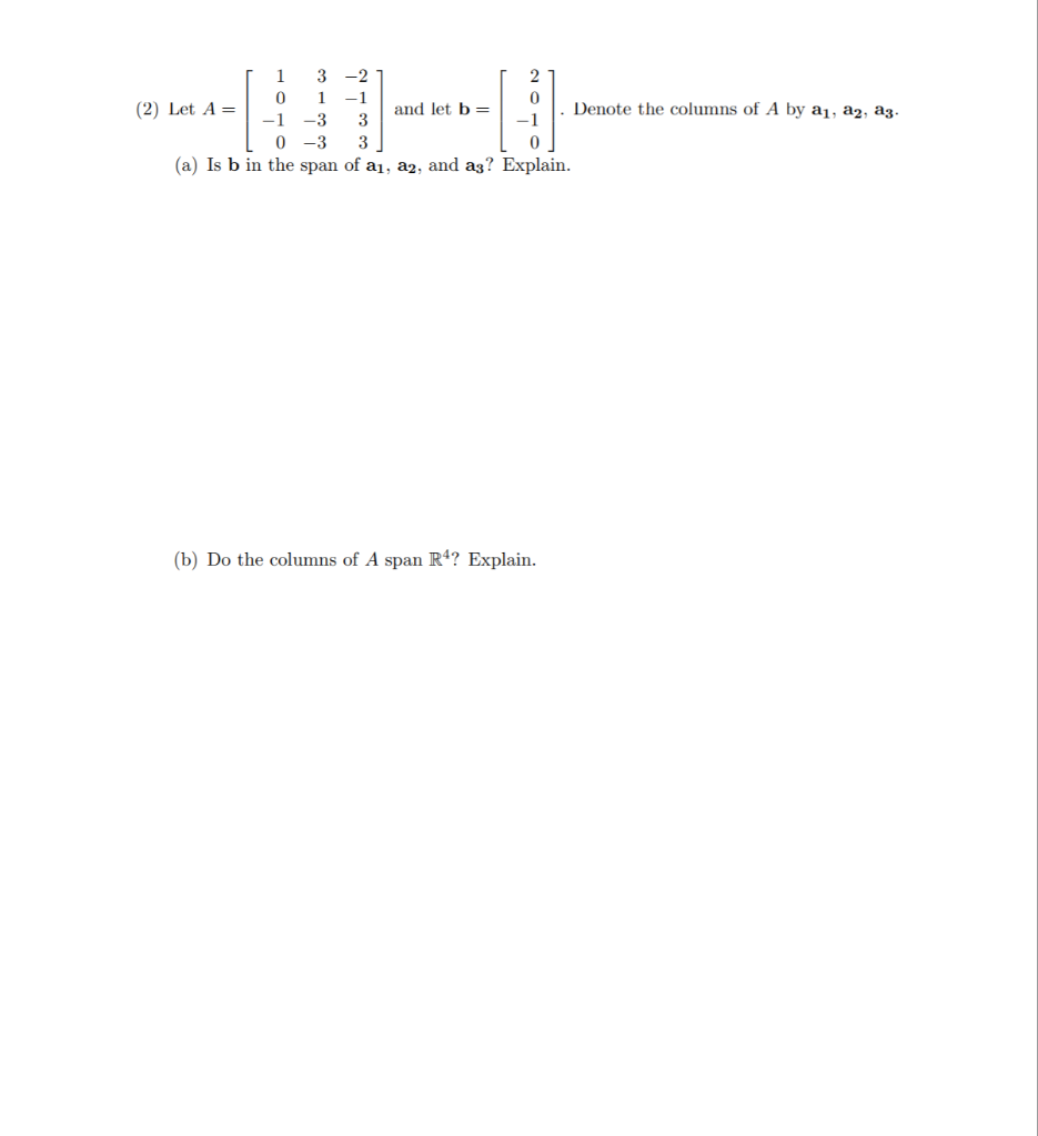 Solved Each part of each problem is worth 4 points unless | Chegg.com