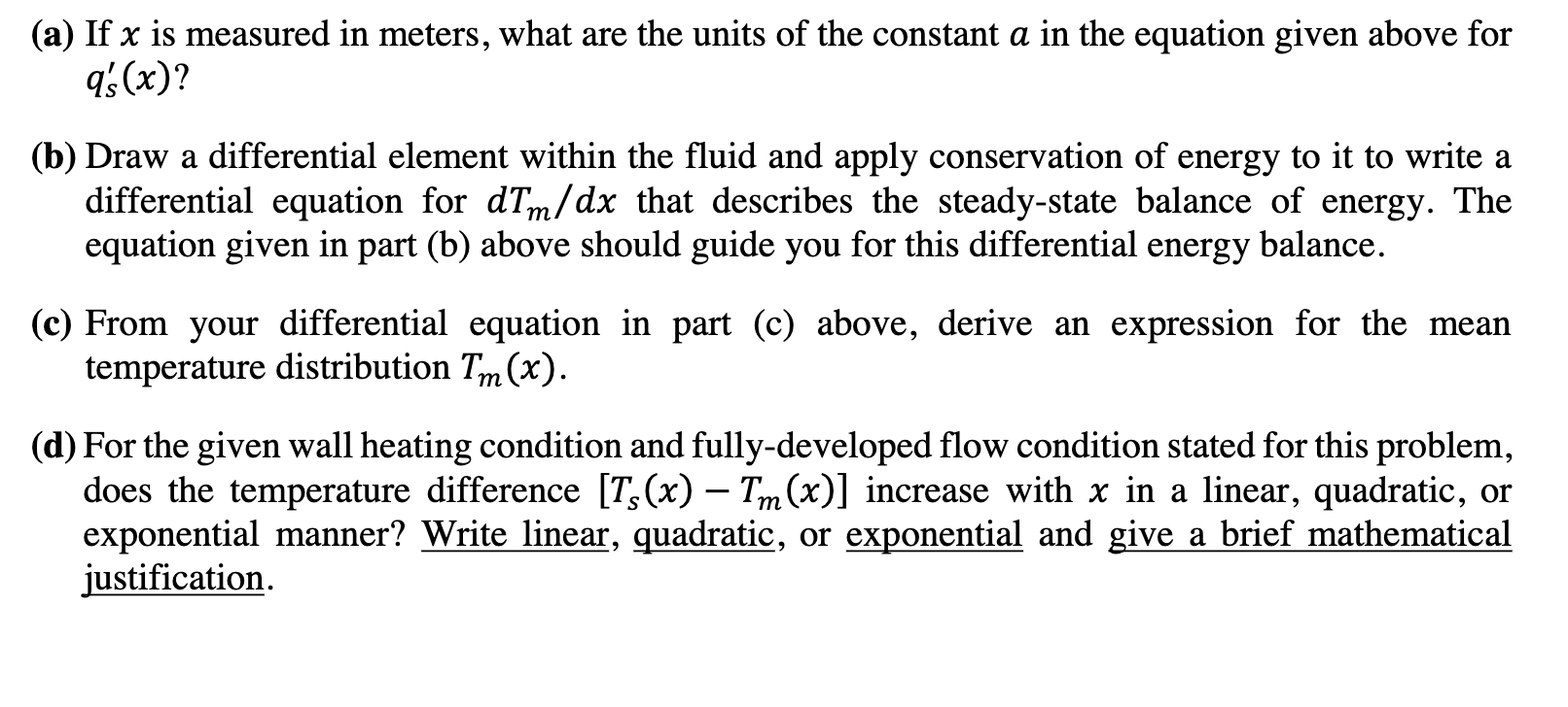 Solved A fluid with constant flow rate m˙[ kg/h] enters a | Chegg.com