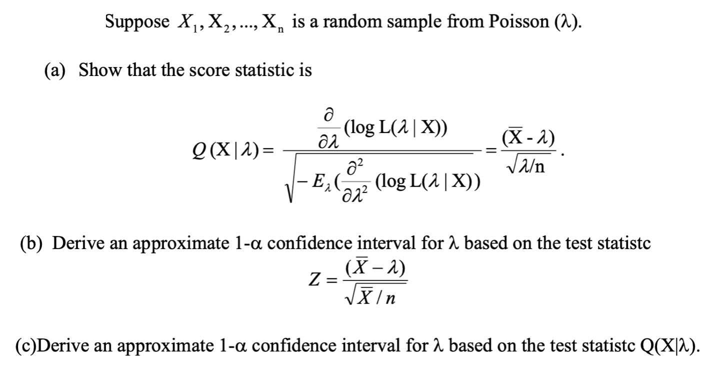 solved-suppose-x1-x2-xn-is-a-random-sample-from-poisson-chegg