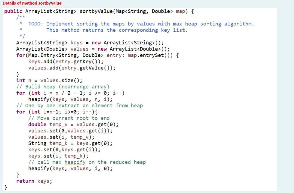 Solved In lab1, we have implemented the HeapSort algorithm | Chegg.com