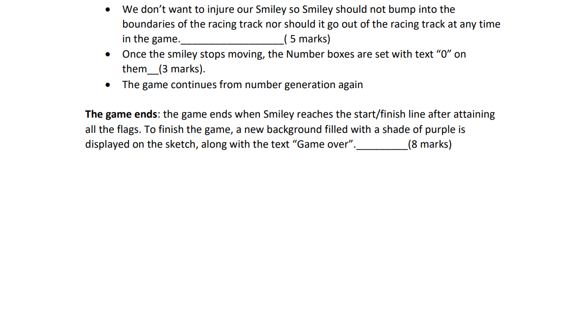 Solved The assignment aims to create a 2D game using | Chegg.com